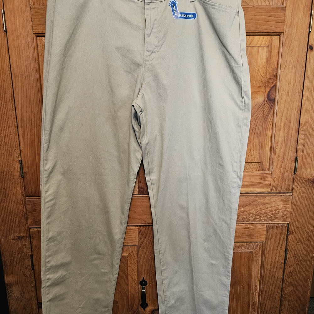 Lee Riders Women's Tan Straight Leg Pants 18W